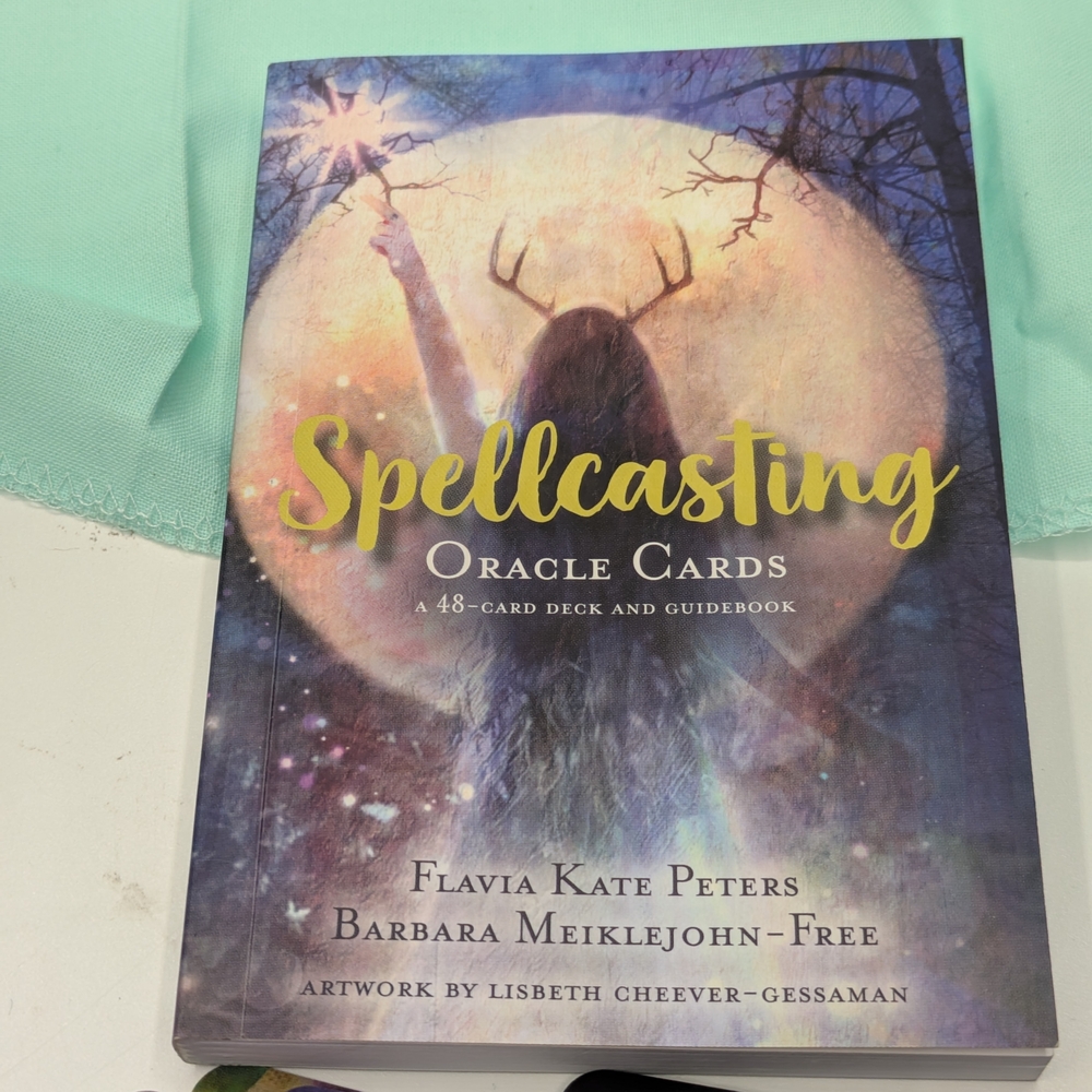 Spellcasting Oracle Cards by Flavia Kate Peters - Purple and Gold